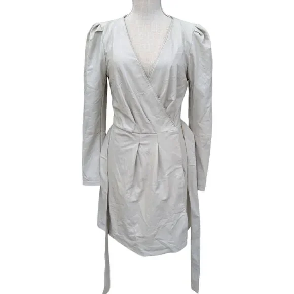 7 for all mankind faux leather dress 7 For All Mankind Faux Leather Mini Dress